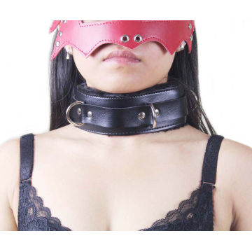 Sexy Hals Ring mit Samt Halskragen Sm Halskette Erwachsene Sm Spielzeug Weibliche Kragen Schwarz Farbe
